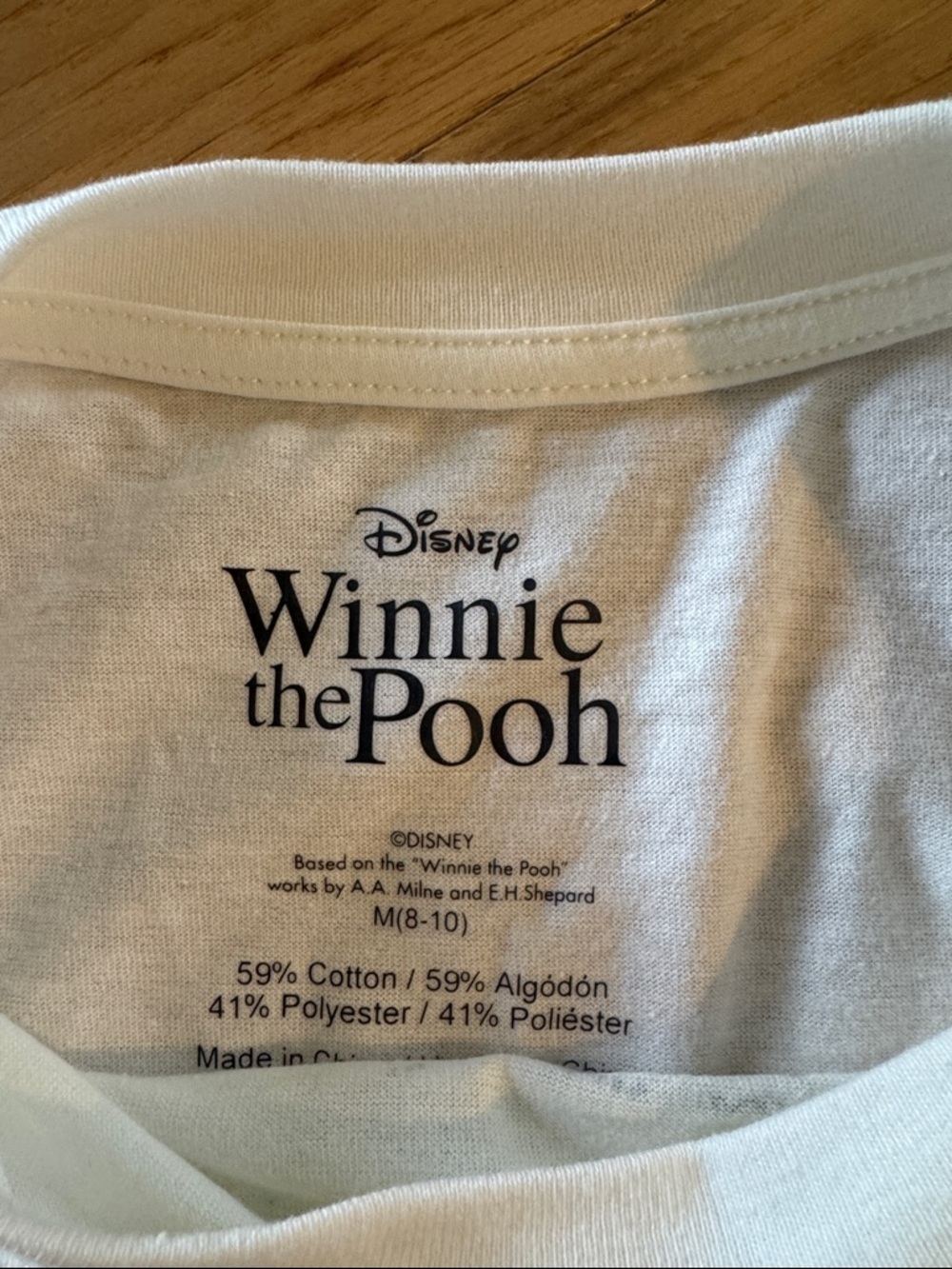 Women’s Ivory Winnie the Pooh Graphic Tee - Picture 3 of 3
